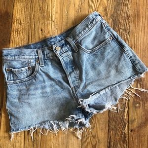 Levi’s 501 Faded Denim Cutoffs